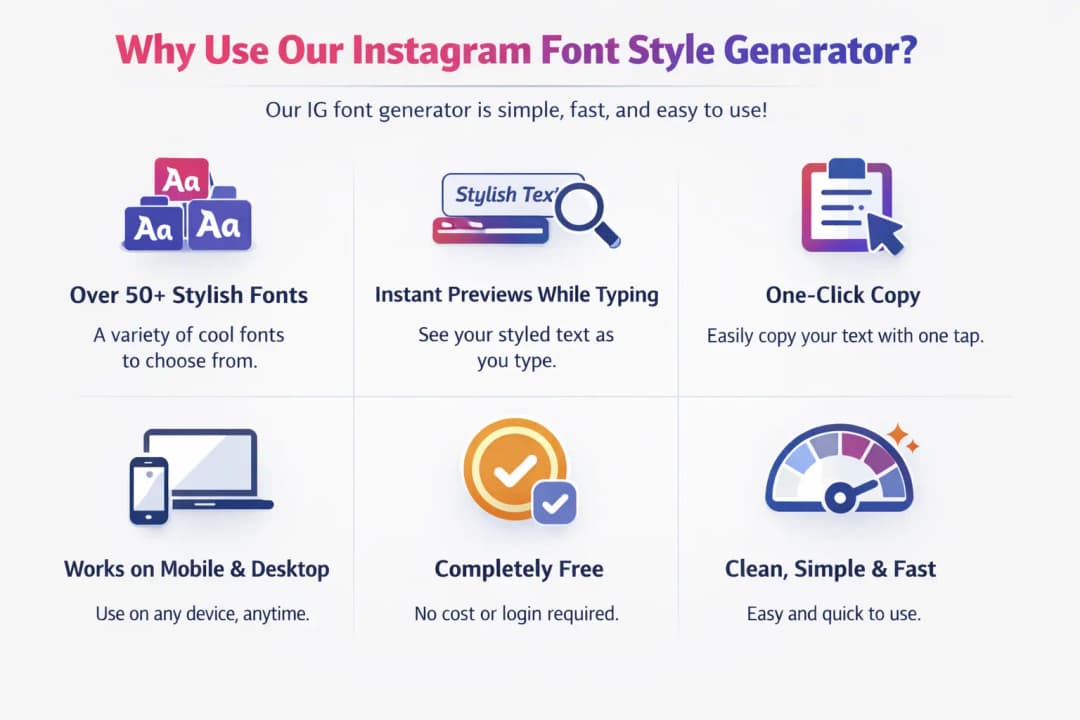 Why Use Our Instagram Font Style Generator
